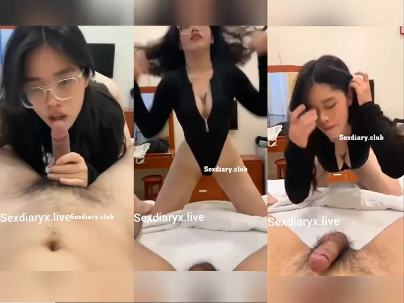 Em rau vú ngon kính cận liếm của quý điêu luyện