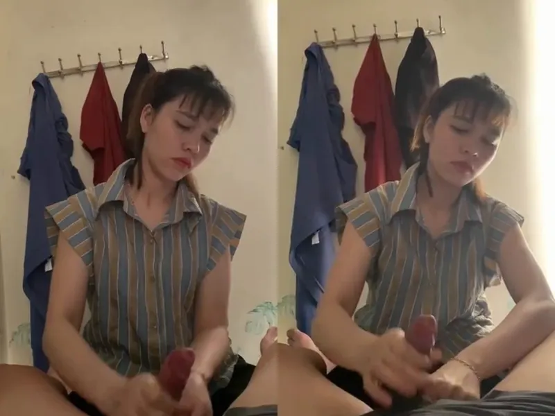 Anh trai đi vắng, ép bồn chứa tinh của anh trai sục cò xuất tinh